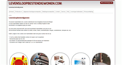 Desktop Screenshot of levensloopbestendigwonen.com